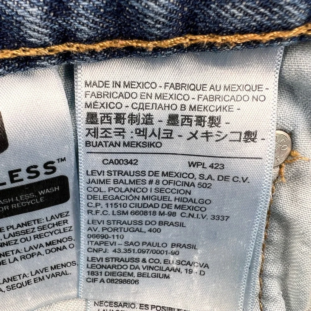 Levis 569 Loose Straight Jeans Men 34x32 (fit 36x31) Medium Wash Y2K Skate Denim